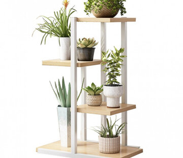 Ecarla Practical Plant Stand with 4 Shelves
