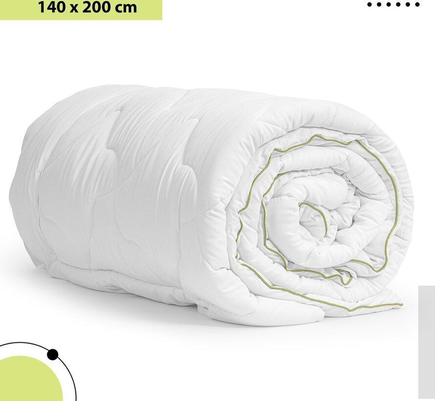 Bamboo Single Duvet - White