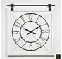 Horloge Murale Industrielle Logan - 80cm - Noir