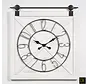 Industrial Wall Clock Logan - 80cm - Black