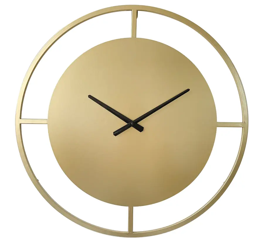 Horloge Murale Moderne Danial - 80cm - Or