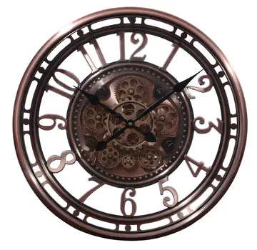 LW Collection Wall clock Maria - 54cm - Bronze