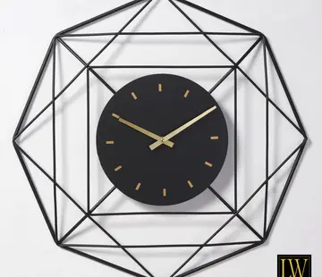 LW Collection Wall clock Benjamin - 60cm - Black