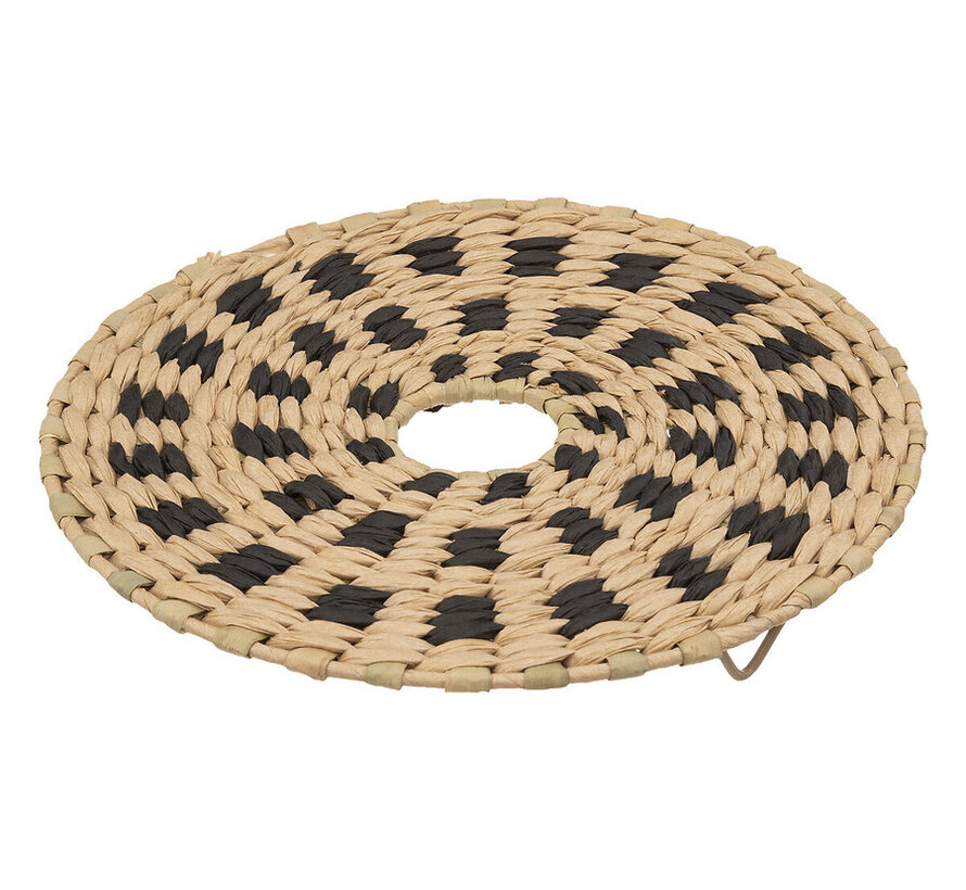 Panier Osier - Poubelle - 2 Pièces - 7L - Naturel