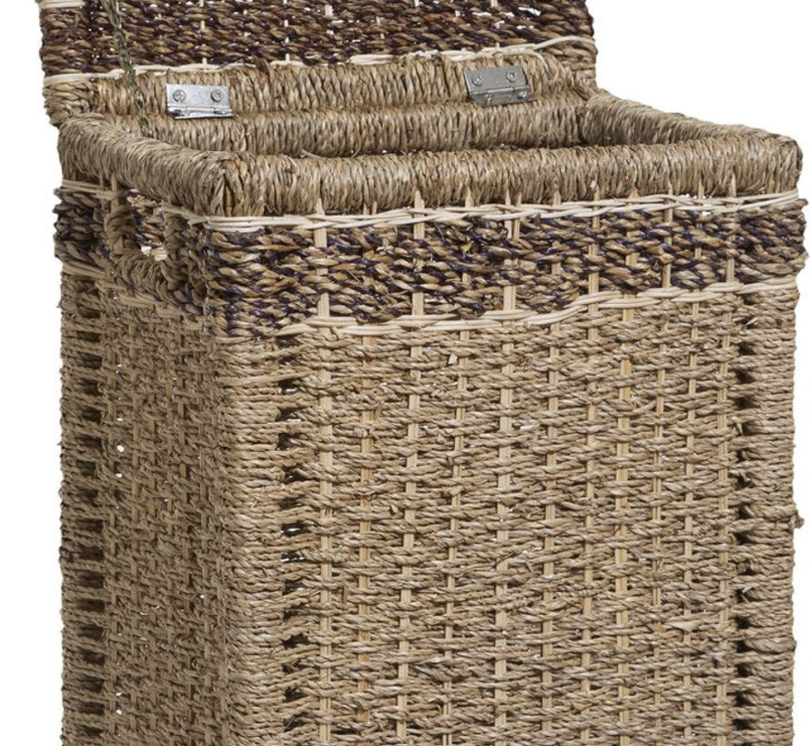 Wicker Storage Baskets - 5 Pieces - Brown