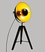 Lamp with Tripod - Tripod Lamp - H71 cm - Black