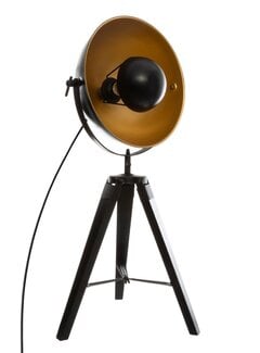 Atmosphera créateur d'intérieur Lamp met Statief - Tripod Lamp - H71 cm - Zwart