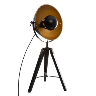 Atmosphera Lamp met Statief - Tripod Lamp - H71 cm - Zwart