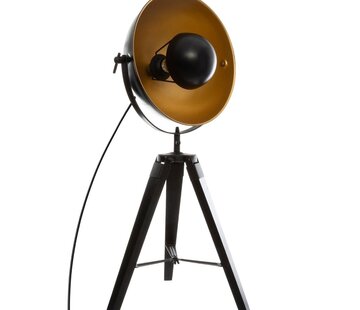 Atmosphera créateur d'intérieur Lamp met Statief - Tripod Lamp - H71 cm - Zwart