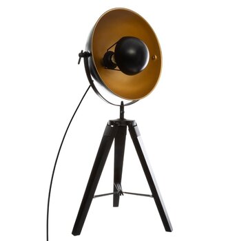Atmosphera créateur d'intérieur Lampe avec Trépied - Lampe Trépied - H71 cm - Noir