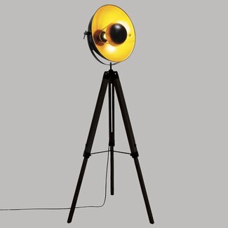 Atmosphera Lamp met Statief - Vloerlamp - H162 cm - Zwart