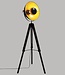 Lamp met Statief - Vloerlamp - H162 cm - Zwart