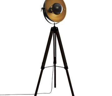 Atmosphera créateur d'intérieur Lamp met Statief - Vloerlamp - H162 cm - Zwart