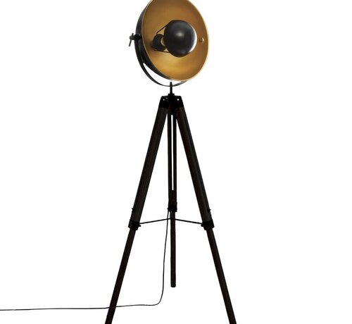 Atmosphera créateur d'intérieur Lamp met Statief - Vloerlamp - H162 cm - Zwart