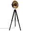 Lamp with Tripod - Floor lamp - H162 cm - Black