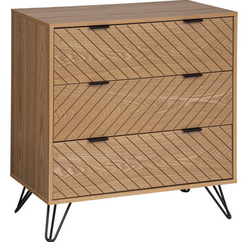 Atmosphera créateur d'intérieur Chest of drawers - 3 Drawers with Handles - Brown