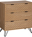 Atmosphera Chest of drawers - 3 Drawers with Handles - Brown