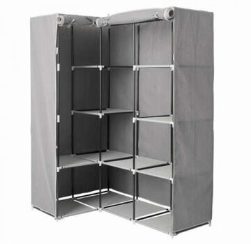  5Five Corner cabinet - Wardrobe - Foldable - Grey