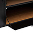 Cierna Sideboard with 2 Drawers and 2 Doors - 140 x 45 x 85cm - Black