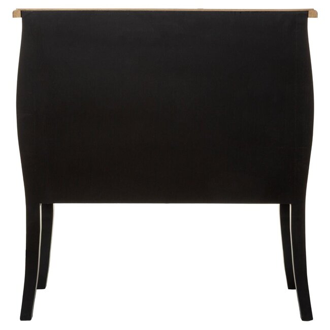 Chest of drawers - Bedside table - 3 drawers - Black