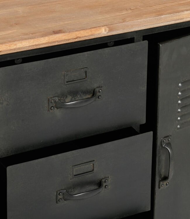 Ladekast Torof - Dressoi - 6 Lades - Zwart