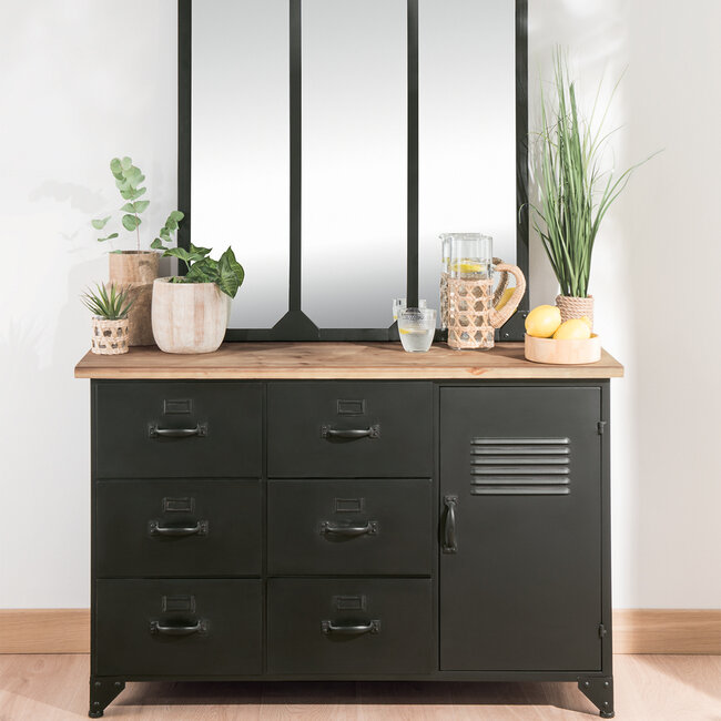 Chest of drawers Torof - Dressoi - 6 Drawers - Black