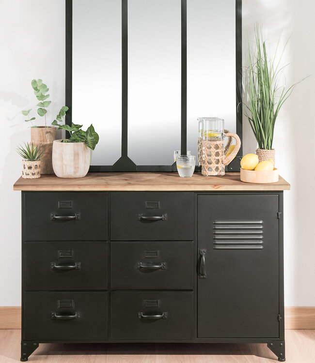 Ladekast Torof - Dressoi - 6 Lades - Zwart