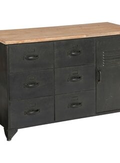 Atmosphera créateur d'intérieur Chest of drawers Torof - Dressoi - 6 Drawers - Black