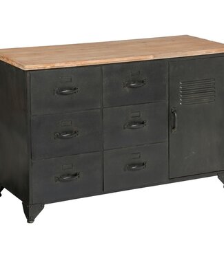 Atmosphera Chest of drawers Torof - Dressoi - 6 Drawers - Black