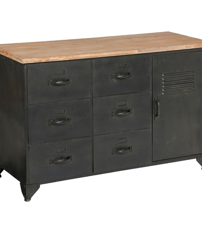 Ladekast Torof - Dressoi - 6 Lades - Zwart