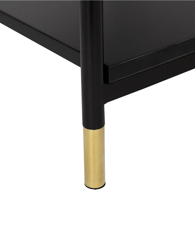 Chest of drawers with 3 drawers - Black