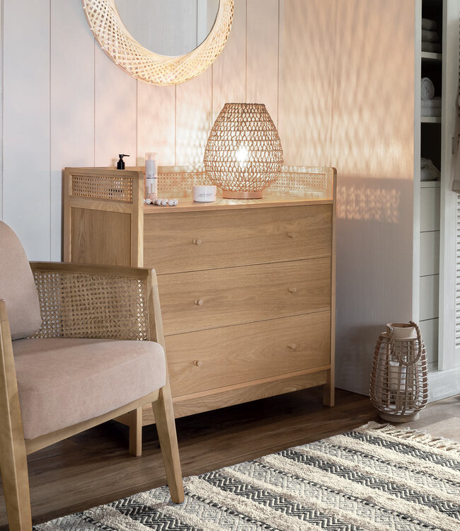 Arty Ladekast met 3 Lades - Beige