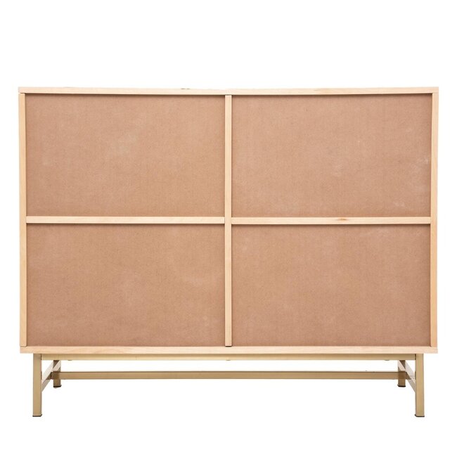 Atmosphera Sideboard with 2 Doors - Chest of Drawers - Beige