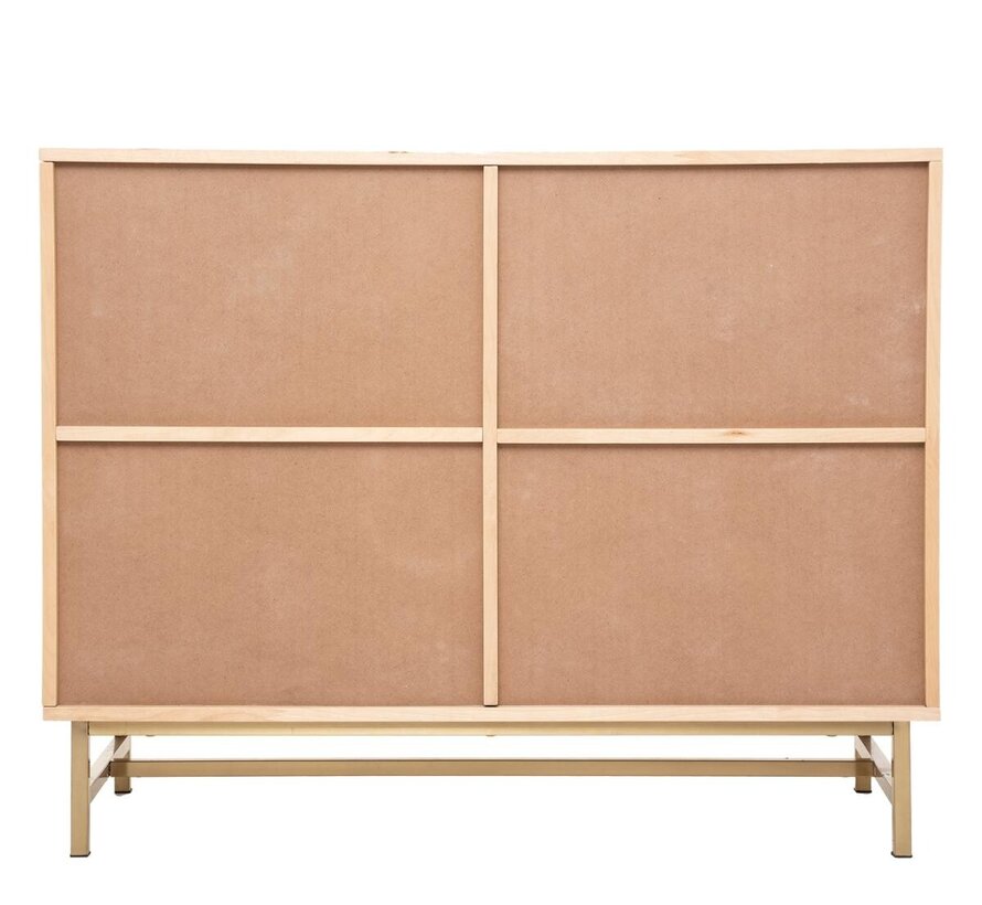 Sideboard with 2 Doors - Chest of Drawers - Beige