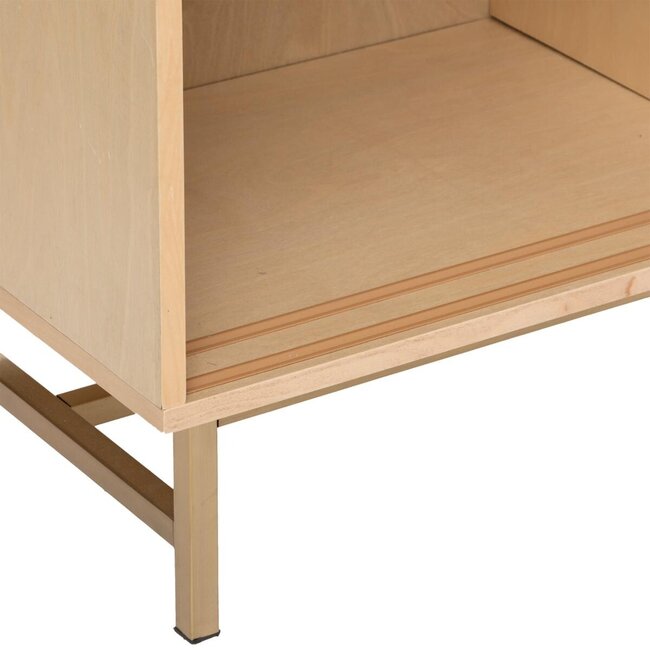 Atmosphera Sideboard mit 2 Türen - Kommode - Beige