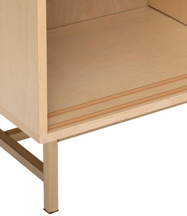 Sideboard with 2 Doors - Chest of Drawers - Beige