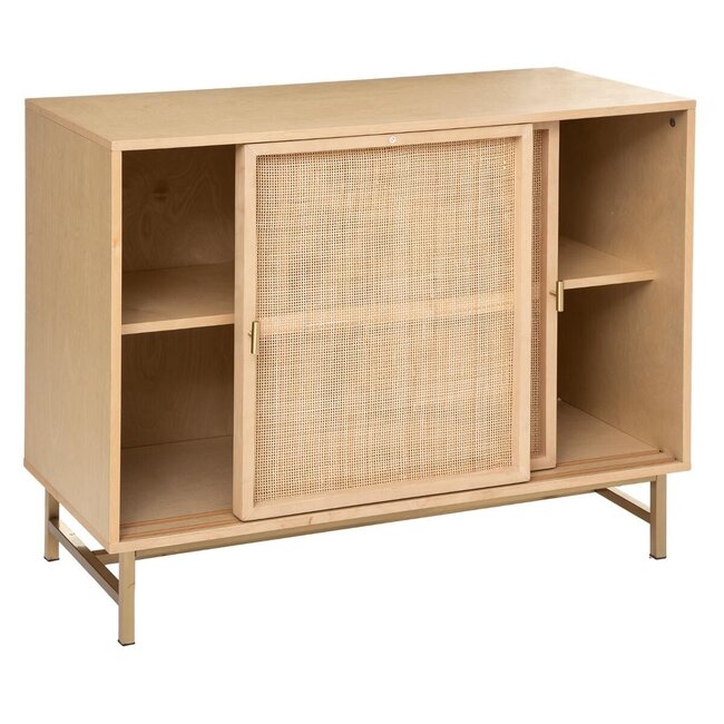 Dressoir met 2 Deuren - Ladekast - Beige