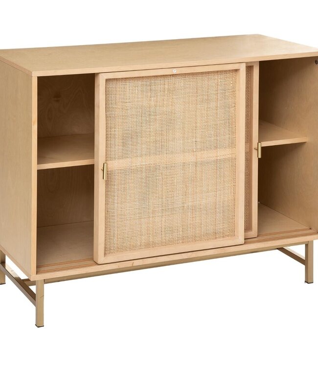 Dressoir met 2 Deuren - Ladekast - Beige