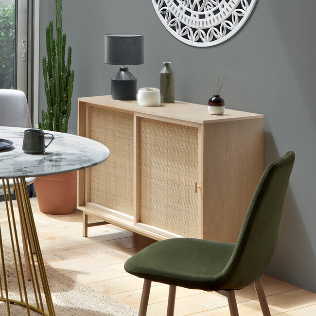 Atmosphera Sideboard mit 2 Türen - Kommode - Beige
