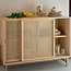 Atmosphera Sideboard mit 2 Türen - Kommode - Beige