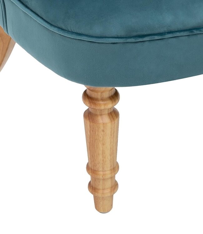 Velvet Armchair - Velvet Blue