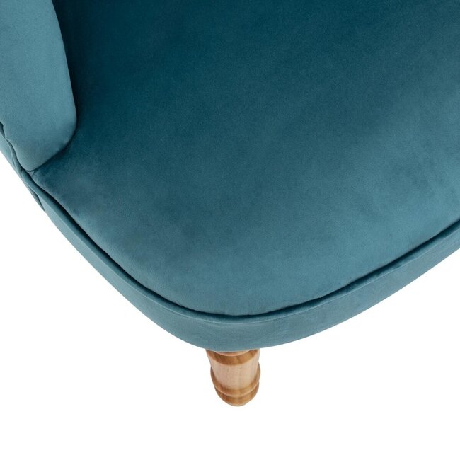 Velvet Armchair - Velvet Blue