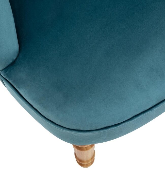 Fluwelen Fauteuil - Velvet - Lola - Blauw