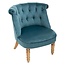 Fluwelen Fauteuil - Velvet - Lola - Blauw