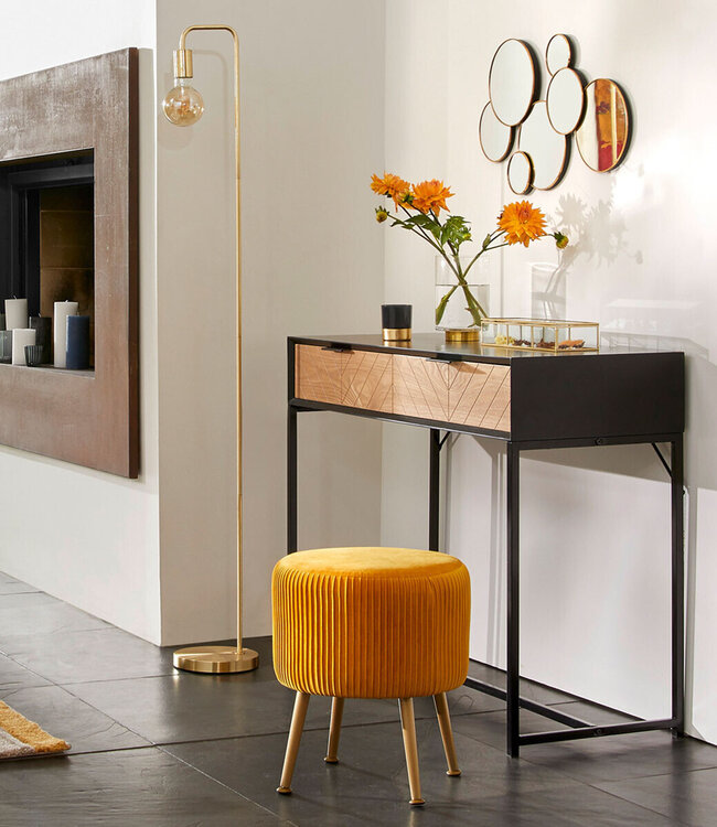 Midnight Eclipse Stool - Footstool - Foldable - Black