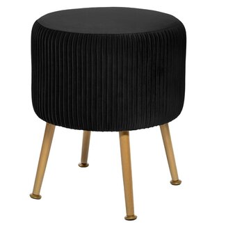 Atmosphera Midnight Eclipse Hocker - Fußhocker - klappbar - Schwarz