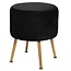 Atmosphera Midnight Eclipse Hocker - Fußhocker - klappbar - Schwarz