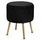 Midnight Eclipse Stool - Repose-pieds - Pliable - Noir