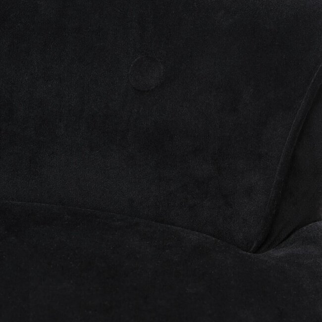 Midnight Shadows Stool - Velvet - Black