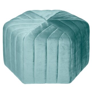 Atmosphera Pouf - Footstool - Green - Jade Breeze